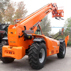 Gearbox Forklift Teleskopik Diesel 4Ton 10M |   Forklift untuk Pekerjaan di Ketinggian untuk Gudang/Lokasi Konstruksi/Logistik - Product Image 2