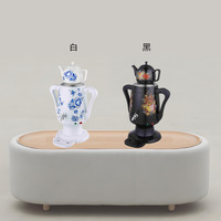 Offre Spéciale 4L électrique turc thé Samovar Double turc théière théière ensemble bouilloires électriques turc théière bouilloire