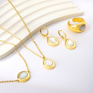 Juego de Joyería Nupcial Elegante a Buen Precio, Collares de Flores para Mujer, Novedad 2023, Juego de Aretes de Joyería Impermeables - Product Image 2