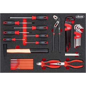 Juego de destornilladores y alicates VIGOR ∙ V5111N ∙ 37 piezas ∙ Número de herramientas: 37 - Product Image 1