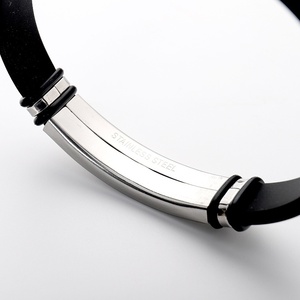 Bracelet 12 Constellations en Acier Inoxydable, Manchette en Caoutchouc, Signe Astrologique, Bijou Punk, Cadeau pour Couples et Amoureux - Product Image 3