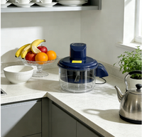Populaire draadloze USB automatische huishoudelijke elektrische multifunctionele druiven- en fruitpeller voor sinaasappelen, citroenen en mandarijnen. Bespaar tijd.