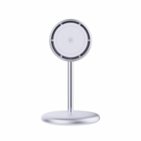 Station de charge magnétique 2 en 1 25W, support en aluminium avec ventilateur de refroidissement intégré pour smartphones, pour écouteurs