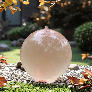 Factory Wholesale Price Modern Outside Feature Home Decoration <strong>Large</strong> Acrylic Sphere Garden Water <strong>Fountain</strong> with RGB Light - Product Image 2