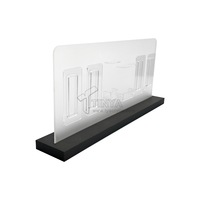 Nouvelles tendances : support d'affichage pour téléphone en acrylique transparent avec éclairage LED, présentoir en plexiglas pour accessoires mobiles pour reyai