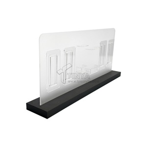 <span class=keywords><strong>Nouvelles</strong></span> tendances : support d'affichage pour téléphone en acrylique transparent avec éclairage LED, présentoir en plexiglas pour accessoires mobiles pour reyai - Product Image 2