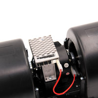 Moteur de ventilateur de chauffage à double tambour 24V avec résistance pour évaporateur de climatisation de bus et système de climatisation de autocar
