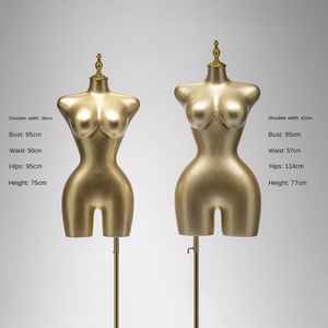 หุ่นโชว์เสื้อผ้าผู้หญิงครึ่งตัว ไซส์ใหญ่ สไตล์ยุโรป-อเมริกัน ทำจากวัสดุ FRP สำหรับโชว์ชุดชั้นใน - Product Image 3
