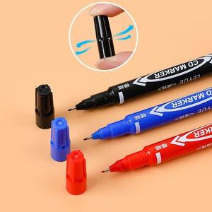 MagiArt CD/<span class=keywords><strong>DVD</strong></span> маркер ручка двойной кончик тонкий водонепроницаемый Перманентный черный маслянистый маркер ручка - Product Image 2