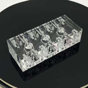 Tube structurel moulé en acrylique transparent pour usage industriel et expérimental - Product Image 3