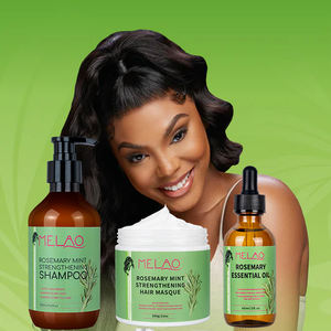 إكليل الجبل الأساسي لتساقط الشعر زيت لنمو الشعر لتقوية القشرة وحكة الشعر علاج عميق طقم الشامبو والبلسم للشعر - Product Image 4