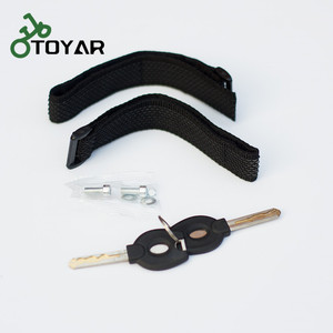 Verrou de vélo pliant avec support flexible dans un Design <span class=keywords><strong>Compact</strong></span>, verrouillage sécurisé et anti-rayures pour les deux roues, Six verrous pliants - Product Image 4