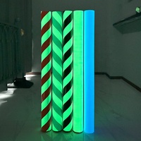 Material Fotoluminiscente, Vinilo Adhesivo Luminoso, Película que Brilla en la Oscuridad, Cortable con Plotter, Imprimible, Autoadhesivo para Seguridad