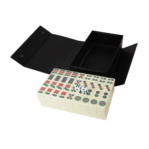 Set Professionale Personalizzato di Tessere Mahjong Cinesi da 30mm, 144 Pezzi, Basso MOQ, in Melamina Avorio con Scatola in PVC per Casinò e <span class=keywords><strong>Gioco</strong></span> <span class=keywords><strong>d</strong></span>'<span class=keywords><strong>Azzardo</strong></span> - Product Image 3