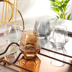 Verres à whisky <span class=keywords><strong>prismatiques</strong></span> Electroplated Dazzle Drinking Glass Multifunctional Juice Mugs Whisky Glasses - Product Image 3