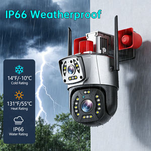 מצלמת אבטחה 10MP עם עדשה כפולה, 4G/WiFi, חיצונית, PTZ, IP, סירנה כפולה, ראיית לילה צבעונית, זיהוי תנועה מבוסס בינה מלאכותית, שליטה מרחוק באמצעות אפליקציה - Product Image 6