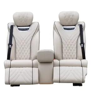 Aero Luxury VIP automotriz eléctrico ajustable asiento de coche para tres personas para modificación MPV limusina furgoneta RV