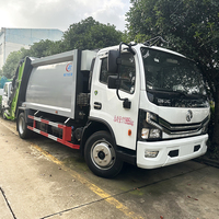 Camion compacteur de déchets Dongfeng 6CBM de Chine, utilisé pour la collecte des déchets dans l'assainissement urbain
