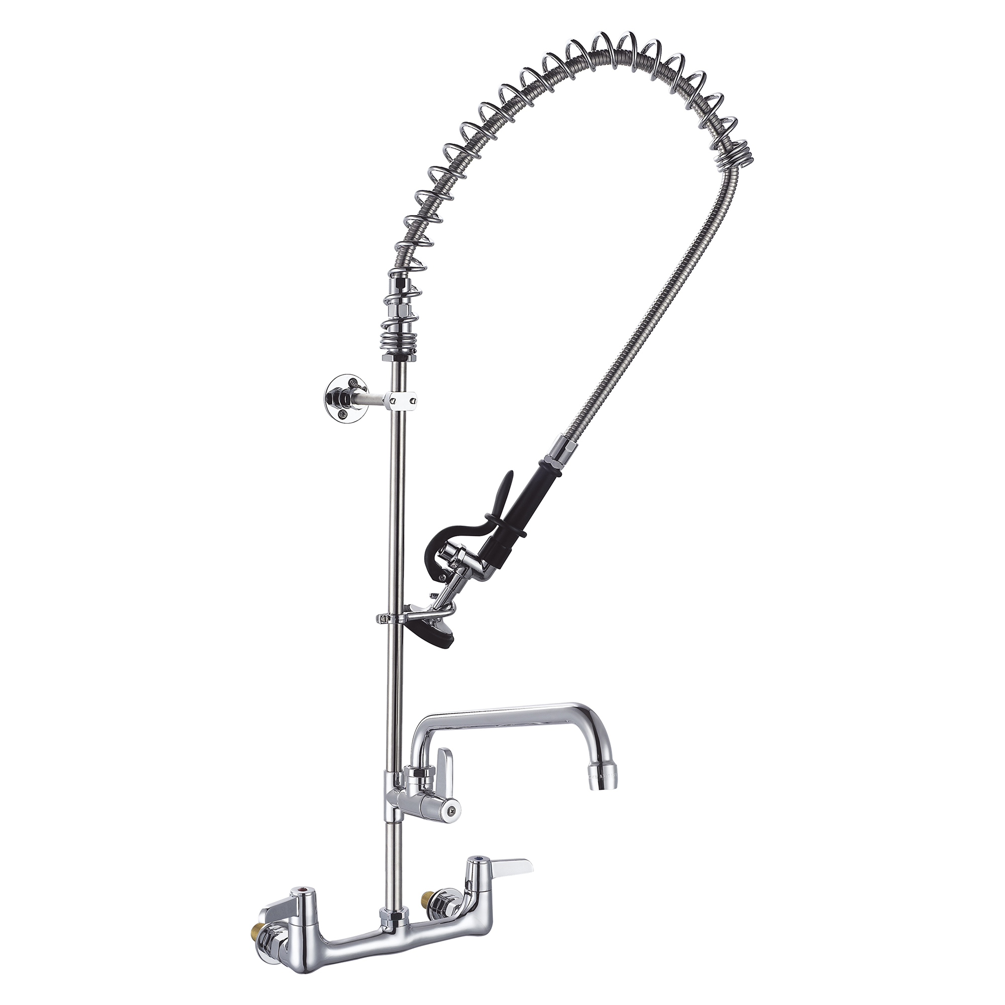 Вытяжной посудомоечная машина кран блока 1.42gpm вытяжной смеситель кран кухонный кран с двойной ручкой, вытащить латунь 3 лет стенная индустриальная