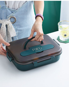 New Designed Eco-friendly 304 Stainless Steel Bento <b>Lunch</b> <b>Box</b> BPA Free Thermal Food Container Heatable Leak Proof 510ml Snap-in - Product Image 2