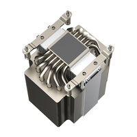 COOLSERVER Intel LGA1700 4U R28 Carte mère carrée, refroidisseur de processeur à 6 caloducs, refroidissement du serveur, radiateur d'ordinateur à roulement à billes, TDP260W