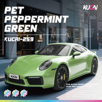 KUCAI 1,52*17 mètres Film Vinyle Adhésif Brillant Vert Menthe pour Voiture Matériau de Recouvrement Intérieur Véhicule Prix