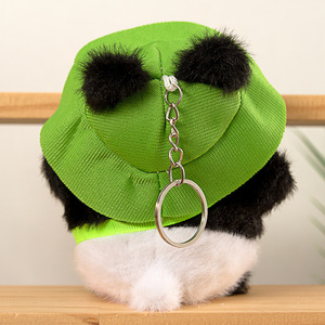 Panda Plush Toys With <b>Hat</b> And Bag Cute Stuffed <b>Animal</b> <b>For</b> Kids Ages 2 4 Years Unisex Gift From China - Product Image 4