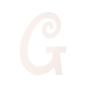 Ilan Lettera Decorativa G 14,5 cm Bianca Arte Murale - Product Image 2