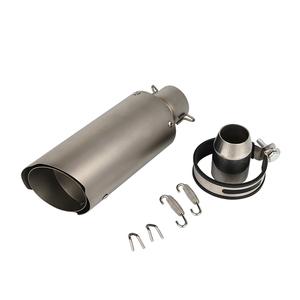 Bộ Giảm Thanh Ống Thông Dụng Cho Động Cơ Màu Xanh Dương Mạ Thép Không Gỉ Hiệu Suất Cao Hệ Thống Xả Xe Máy Im Lặng Sửa Đổi - Product Image 2