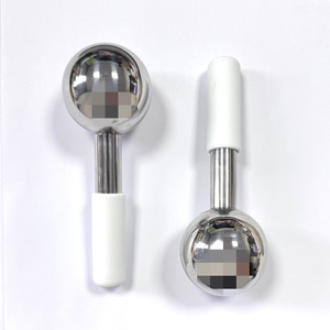 Wholesale Stainless Steel Facial Ice Roller Globe with Handle - Dark Circles and Acne Treatment - Product Image 4