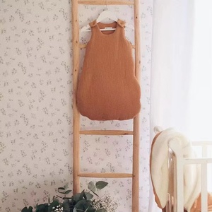 100% cotone organico solido vincitore autunno caldo mussola sacco <span class=keywords><strong>a</strong></span> <span class=keywords><strong>pelo</strong></span> per neonato - Product Image 4