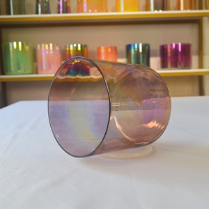 Cuenco de Cristal de Cuarzo Alquímico para Terapia de Sonido, Directo de Fábrica HF, <span class=keywords><strong>Cuencos</strong></span> de Sonido de Cristal de Luz Cósmica Marrón - Product Image 3