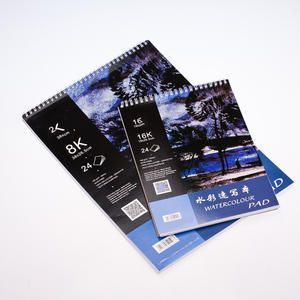 20 Sheets A4 Size Heavy Weight Acid Free Cold Pressed 300gsm Watercolor <b>Paper</b> <b>Pad</b> for Artists Painting - Product Image 5