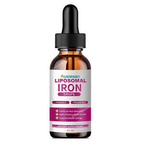 Suplemento Orgánico en Gotas Líquidas de Alta Potencia con Vitamina C, <span class=keywords><strong>B12</strong></span>, Hierro Liposomal y Vitamina C Liposomal - Product Image 1