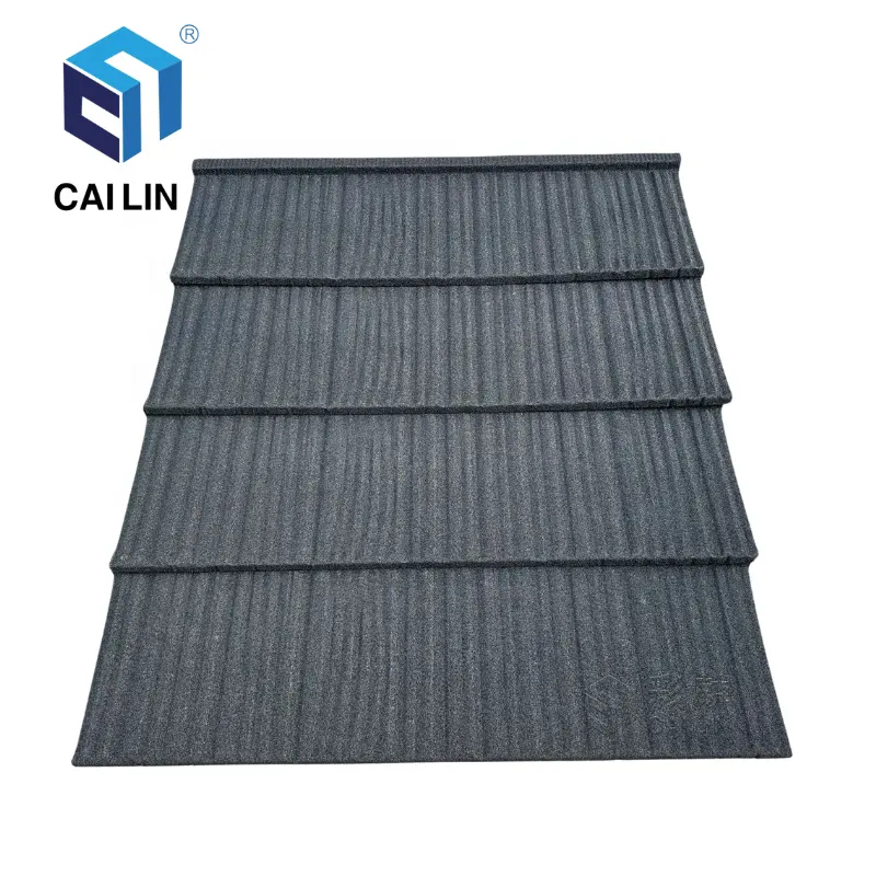 Texas Roofing 50 Years Quality Easy Install Factory Supply Stone Coated Metal Roof Tiles Corrugated Roofing Sheet