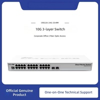 MikroTik CRS326-24G-2S+RM 24 Portlu Gigabit Bulut Yönlendirici Anahtarlayıcı, Ofis için ROS Çift İşletim Sistemli Destekli