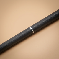 Queue de billard CUE TANK 58 pouces, 1/2, en fibre de carbone, avec joint fileté en acier inoxydable, incrustation en bois rouge, enveloppe en cuir, pour la vente en gros aux clubs
