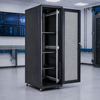 Armoire réseau en rack de serveur 19 pouces Conteneur de centre de données mobile 42U Salle de perturbation de l'alimentation Armoire réseau sur pied