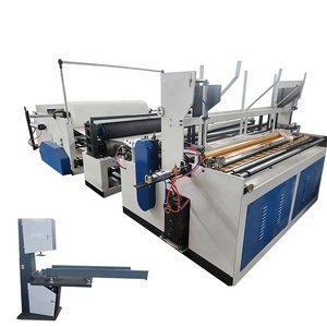 <span class=keywords><strong>Enrouleur</strong></span> de <span class=keywords><strong>papier</strong></span> toilette entièrement automatique à grande vitesse, ligne de production de <span class=keywords><strong>papier</strong></span> toilette à petite échelle, machine à gaufrer les essuie-tout de cuisine - Product Image 3