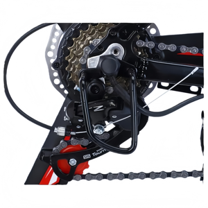 Vélo de montagne électrique pour adultes, 21 vitesses, moteur 250W, frein à disque, pneus larges de 26 pouces, batterie au lithium 36V 8Ah - Product Image 4