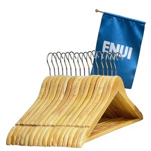 Perchas de Madera Premium Resistentes de un Solo Nivel para Baño y Armario a Precio Económico de Vietnam - Product Image 1