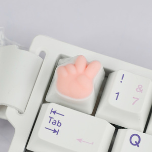 2025 <span class=keywords><strong>MG</strong></span> <span class=keywords><strong>OH</strong></span> Yea Keycaps Lapin en Résine Personnalisés, Peinture Faite Main Imprimée en 3D, 1U Compatible Cherry MX, Modèle ESC JM-LT-CG007 OEM - Product Image 4