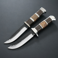 Couteaux de poche en gros, couteau à dépecer incurvé en acier inoxydable 3Cr13, couteau à désosser à manche en bois, pour la chasse et le camping
