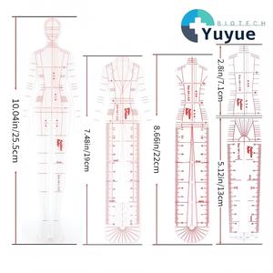 Ensemble de règles de design de mode - Gabarits de modèles de silhouettes humaines pour l'illustration et le croquis de la mode - Product Image 1