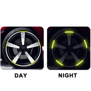 Anneau de moyeu de roue lumineux bande moto voiture autocollant roue réfléchissant créatif personnalisé autocollant décoratif réflexion - Product Image 5