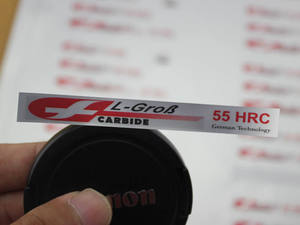 Adesivi Circolari in PVC Bianco di Alta Qualità con Stampa a Caldo Argento, Adesivi Personalizzati per Accendini <span class=keywords><strong>BIC</strong></span>, Vendita all'Ingrosso - Product Image 6