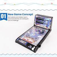 Mesa de Pinball Eléctrica Clásica con Contador para Niños de 6+ Años, Tipo Boxeo, con Pago por Monedas, Educativa, de Sobremesa