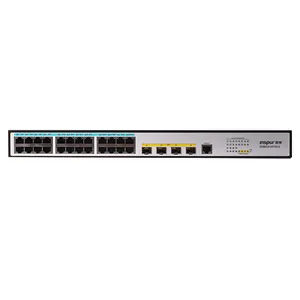 סדרת מתג עם 24x10/100/1000 בסיס poe יציאות 4 10 GE SFP רשת מתג