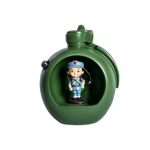 Figura del Ejército Rojo de Yu Mo, Soldado Trompetista con Uniforme Azul, Regalo Coleccionable Hecho en China - Product Image 3