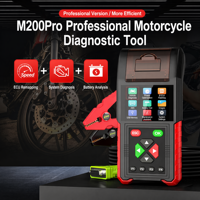 Herramienta de Diagnóstico Profesional para Motocicletas M200 Pro, Versión Completa, Escáner de Sistema Completo para Motocicletas, Lector de Códigos OBD2